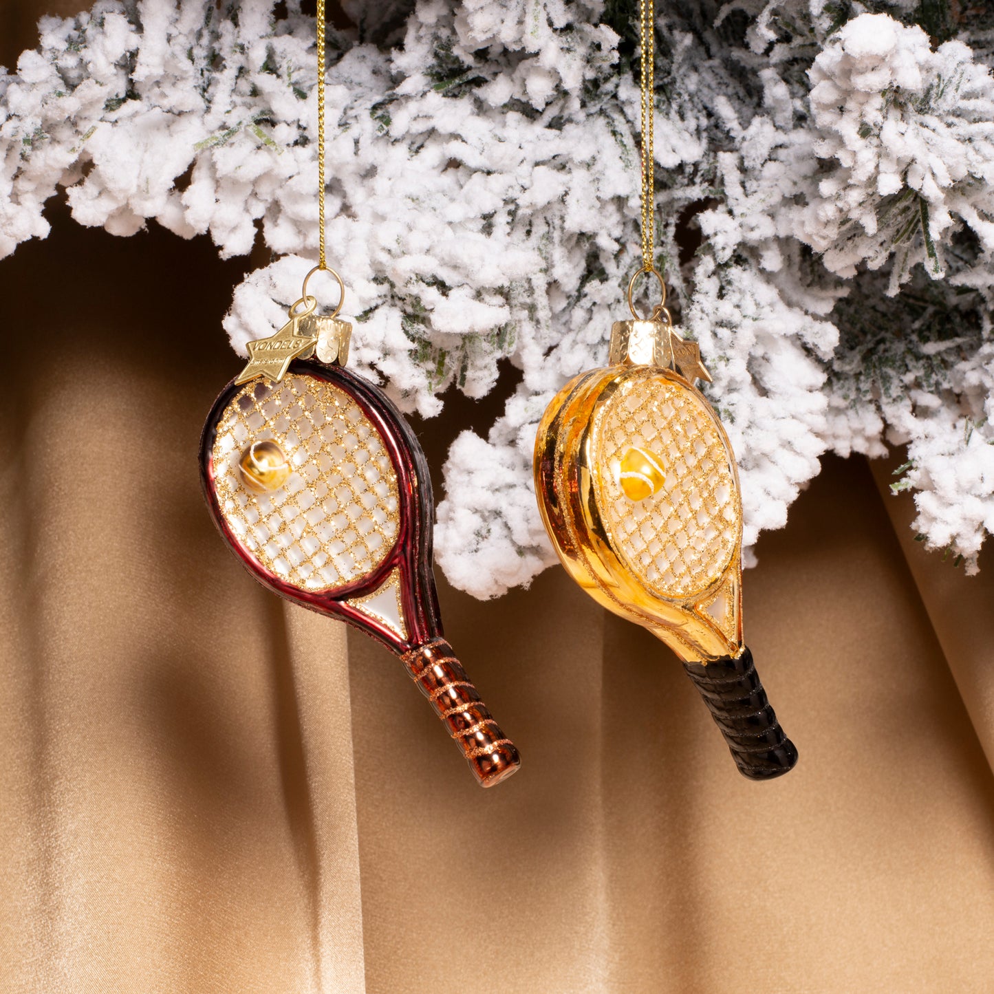 Tennisracket goud - Vondels