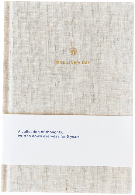 A-Journal - One line a day linnen