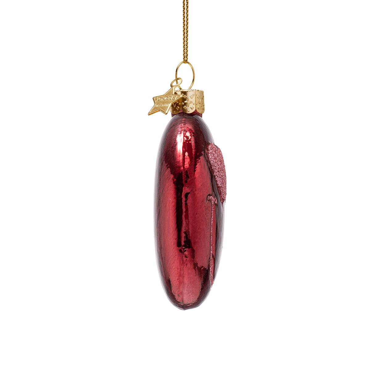 Vondels - Smiley heart eyes burgundy
