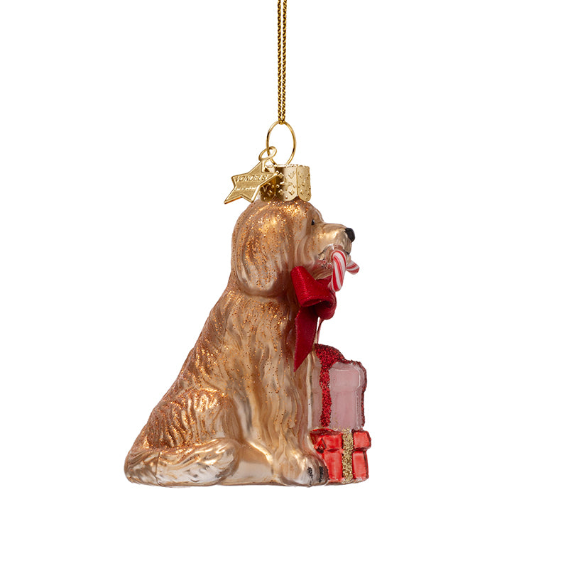 Hond met cadeaus - Vondels