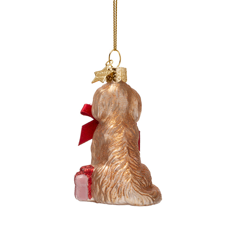 Hond met cadeaus - Vondels