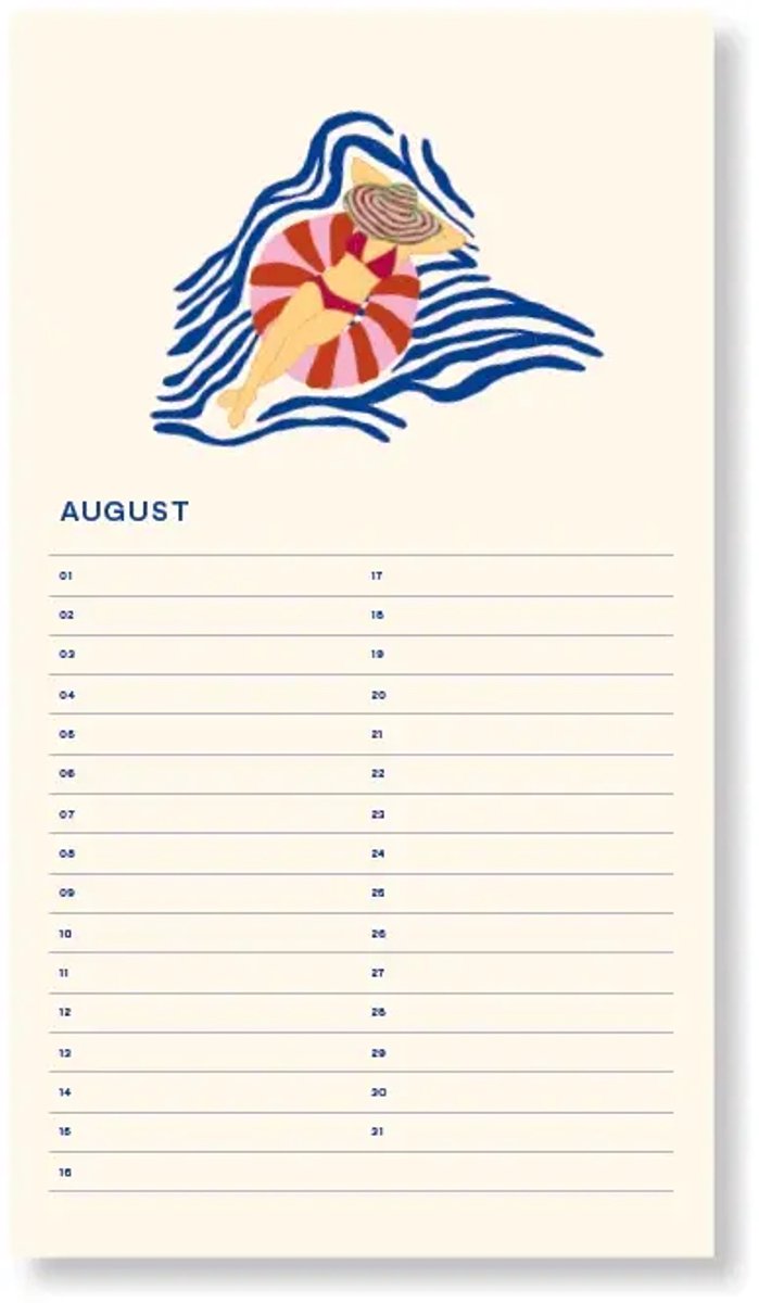 A-Journal - Birthday calendar