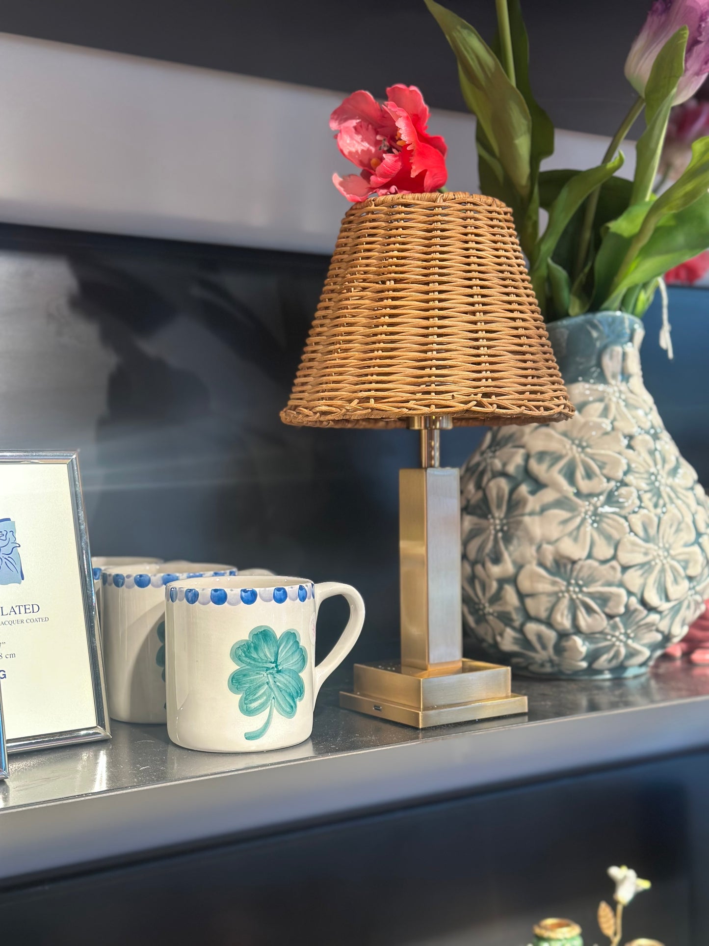 Club Carlotta oplaadbare lamp - rattan