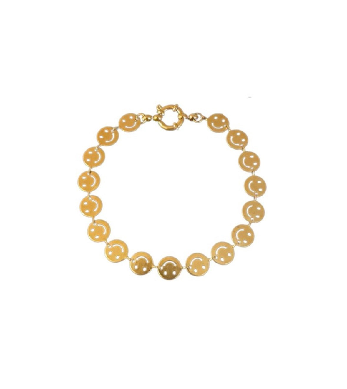 Smiley gold armband - Bonnie Studios