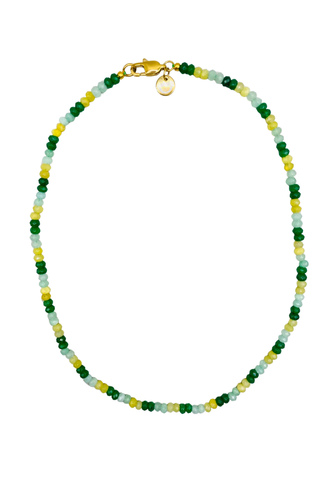 Roger mixed green ketting - Bonnie Studios