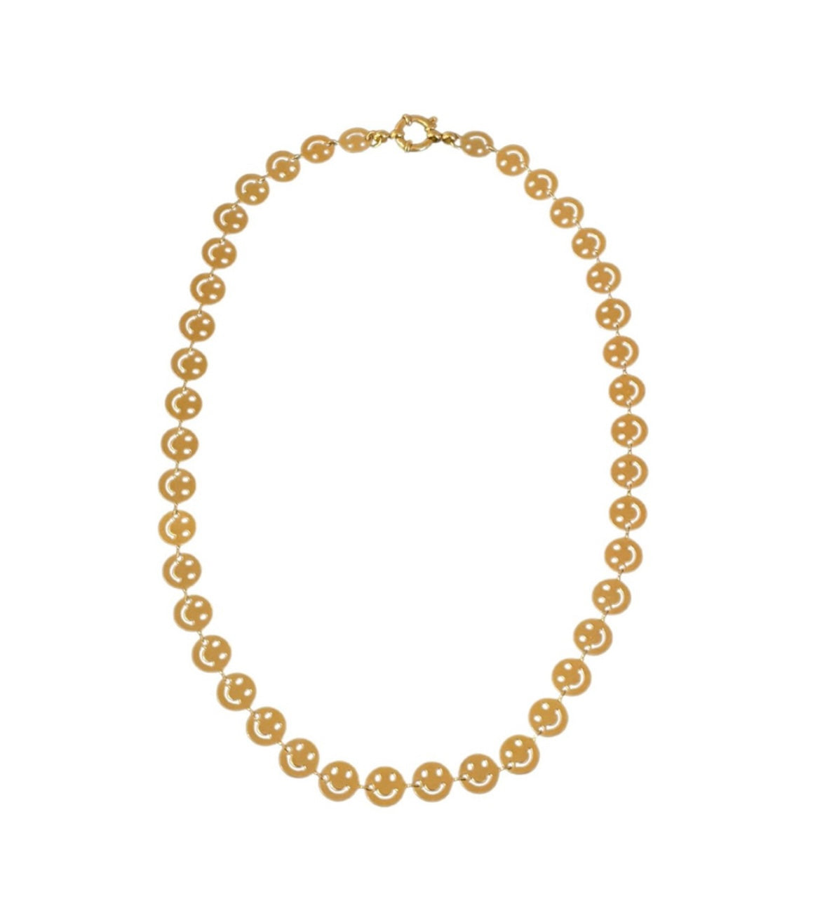 Smiley gold ketting - Bonnie Studios