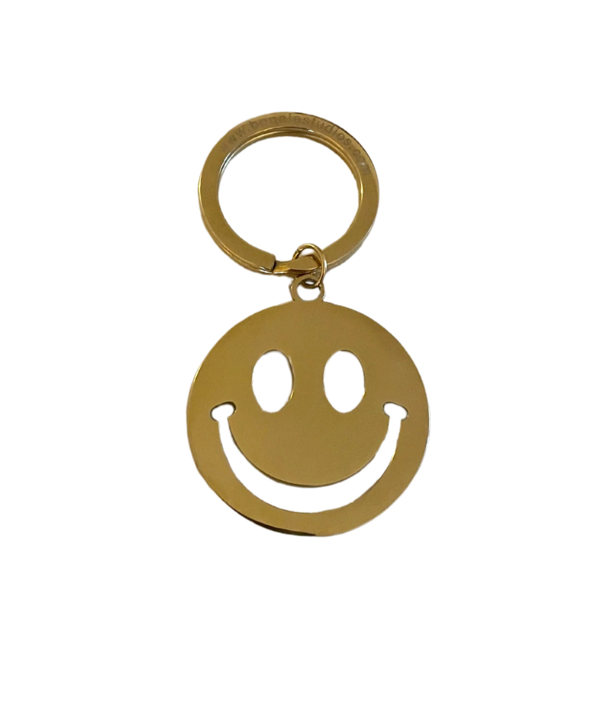 Smiley gold key chain - Bonnie Studios