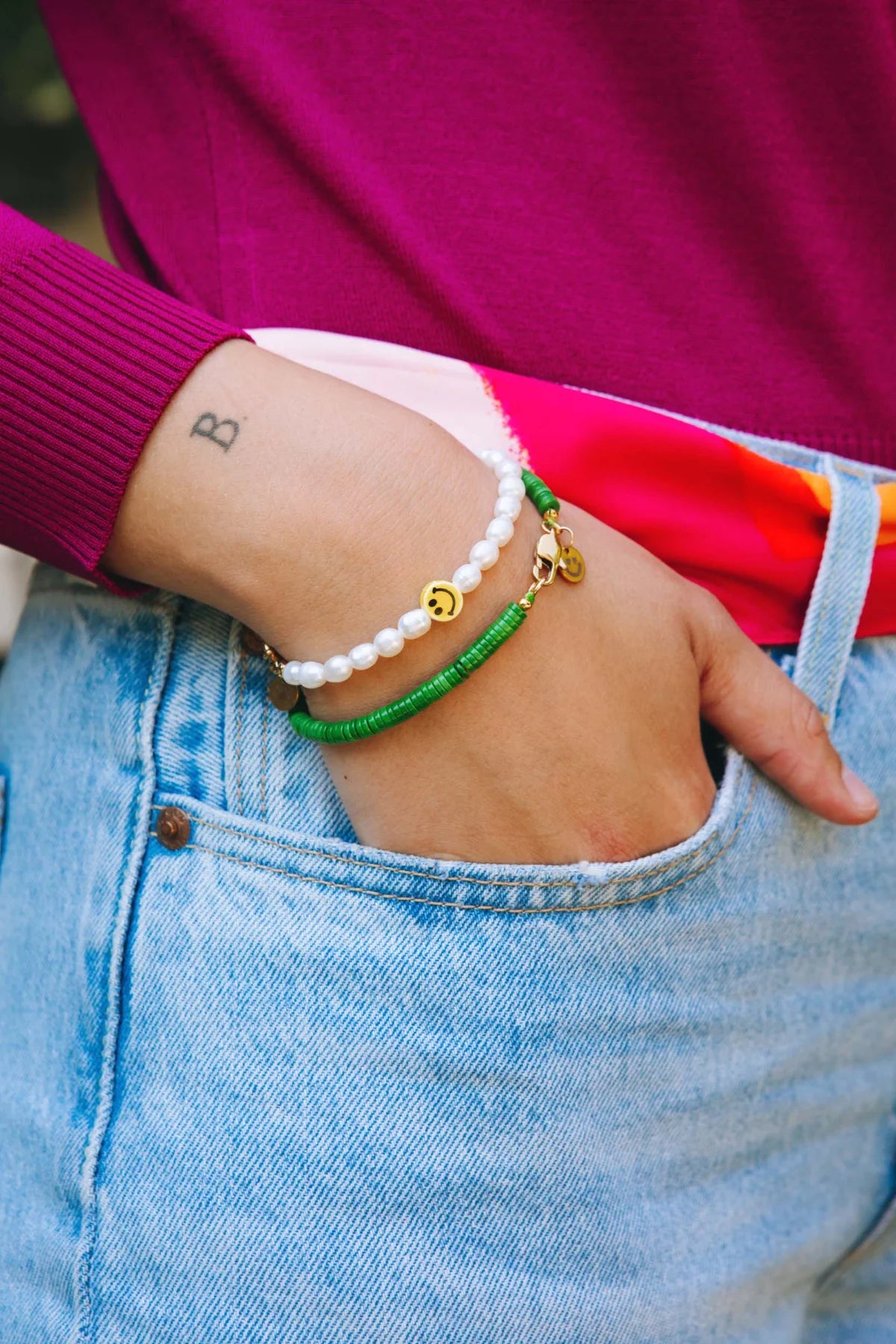 Boris Smile Parel armband - Bonnie Studios