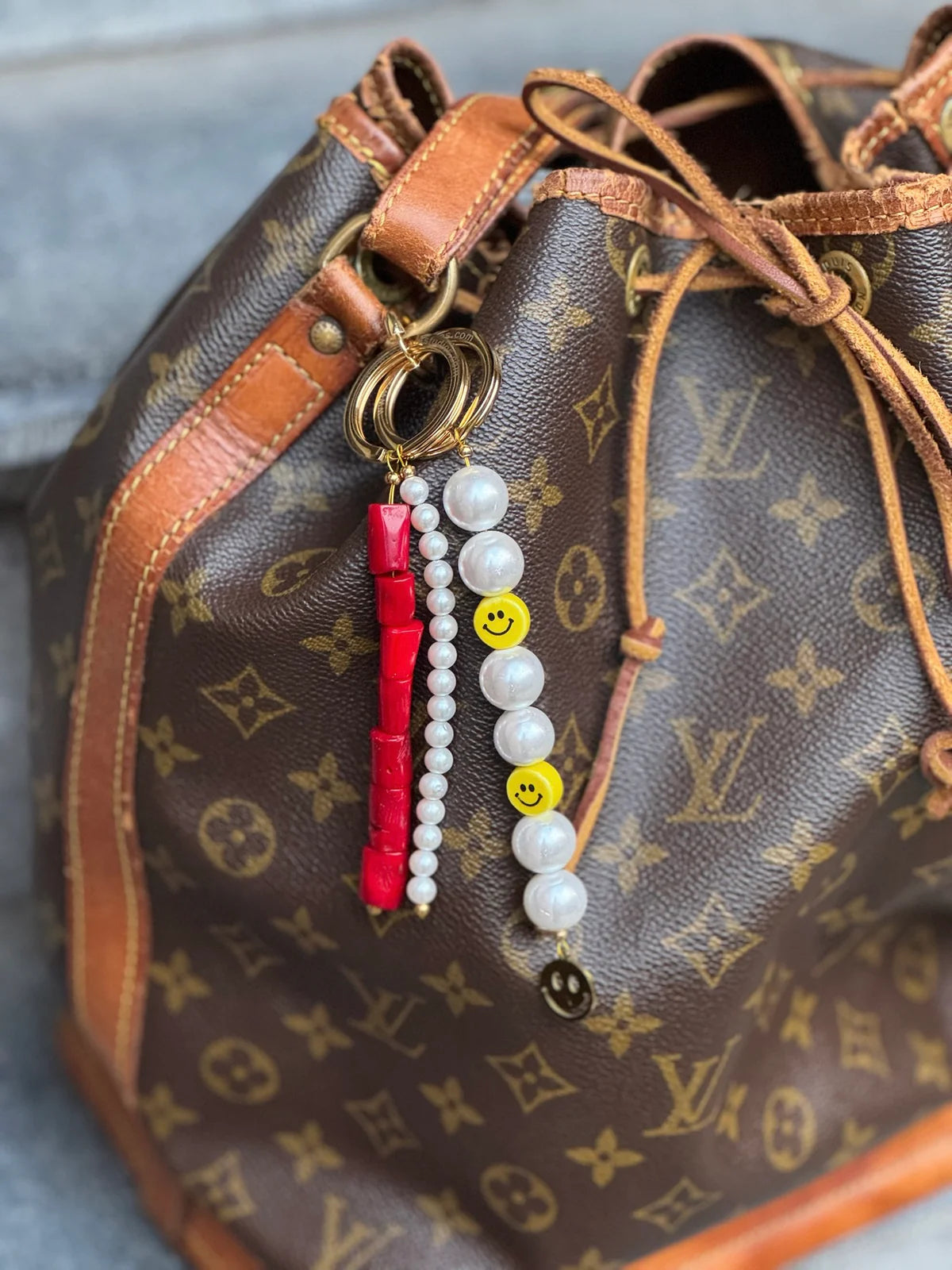 Coral & Pearl key chain - Bonnie Studios