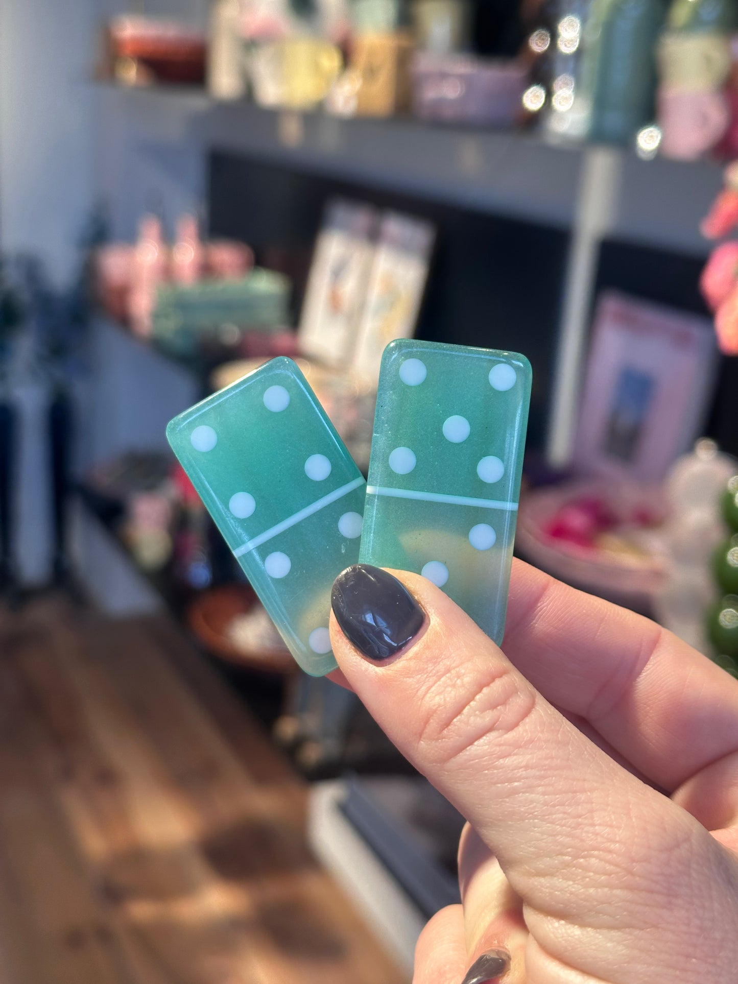 Domino spel - Turqoise