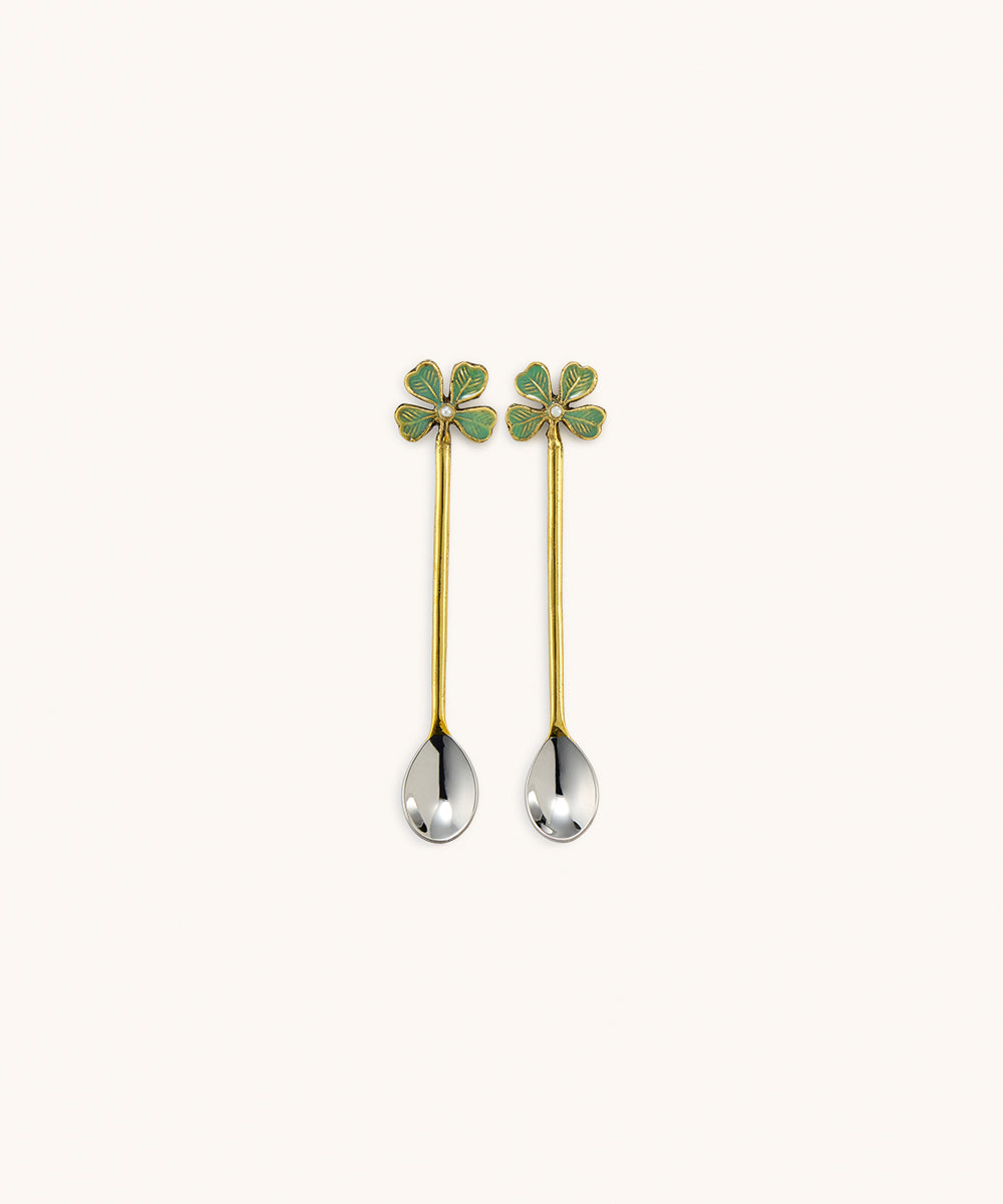 Lucky Clover Teaspoon Set - Doing Goods