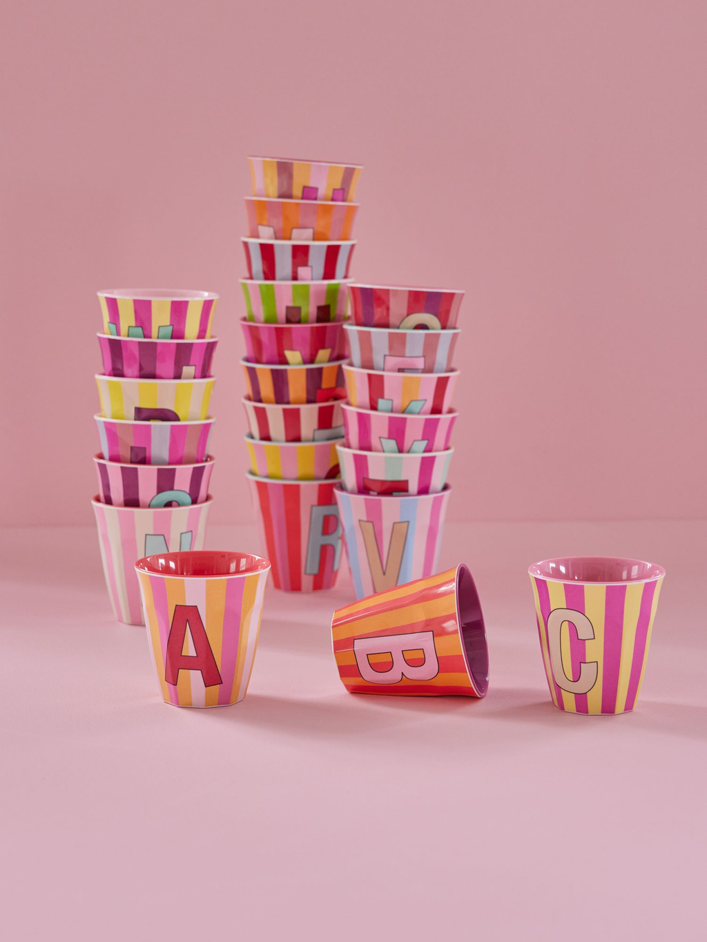 Alfabet letter multicolor ROZE - Rice