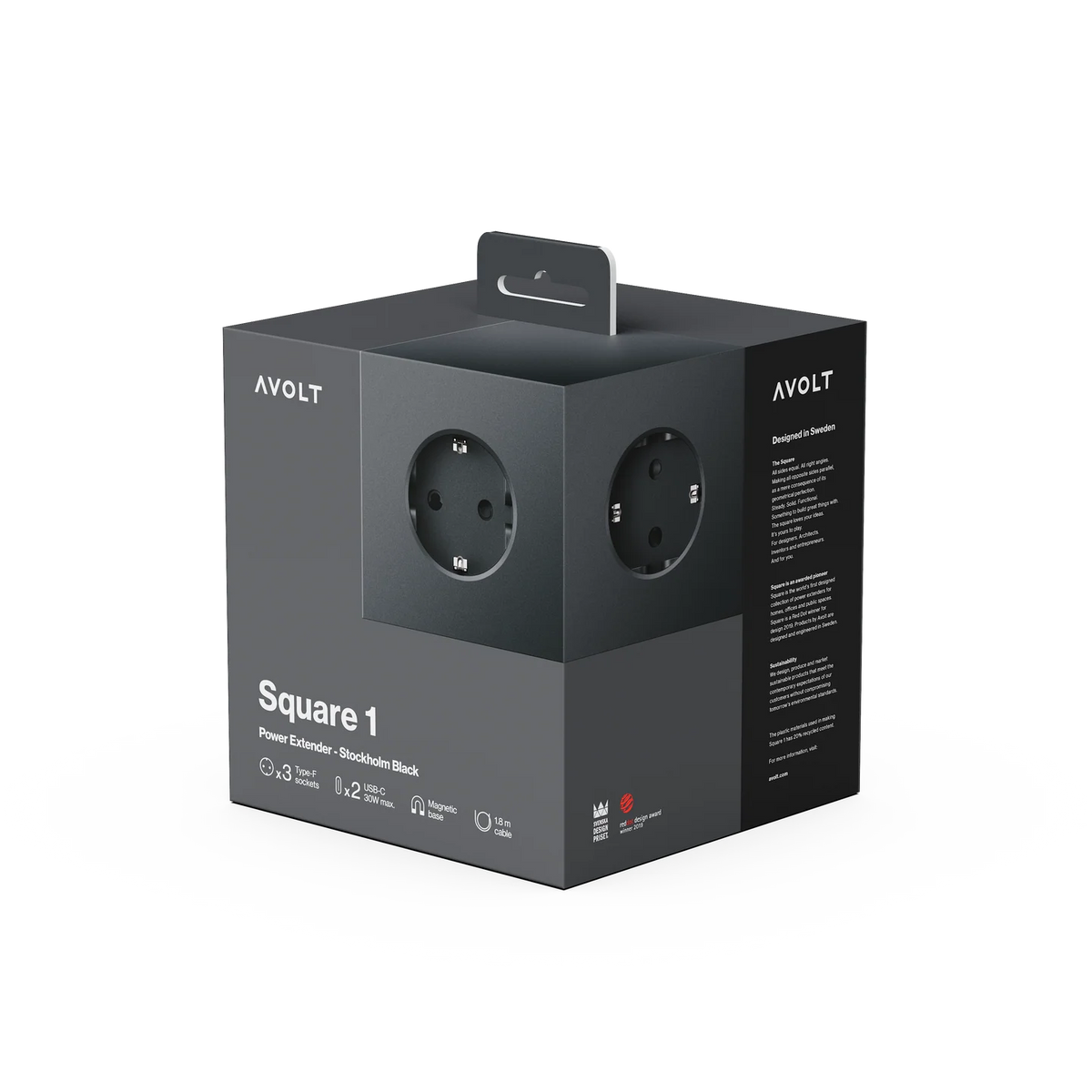 Avolt Square 1 - BLACK