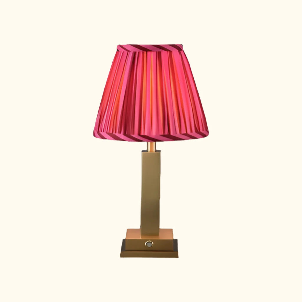 Club Carlotta oplaadbare lamp - striped pink