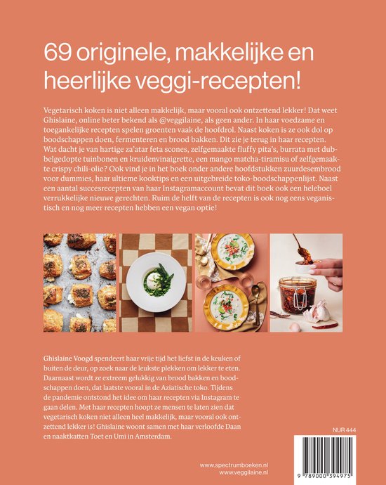 Veggilaine - Kookboek Ghilaine Voogd
