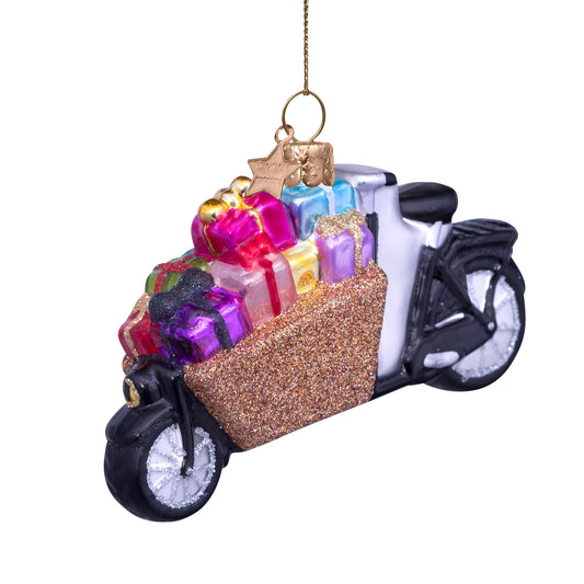 Bakfiets met cadeautjes - Vondels
