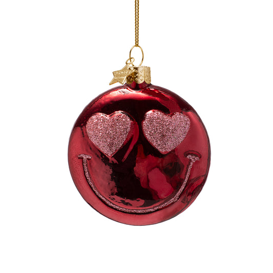 Vondels - Smiley heart eyes burgundy