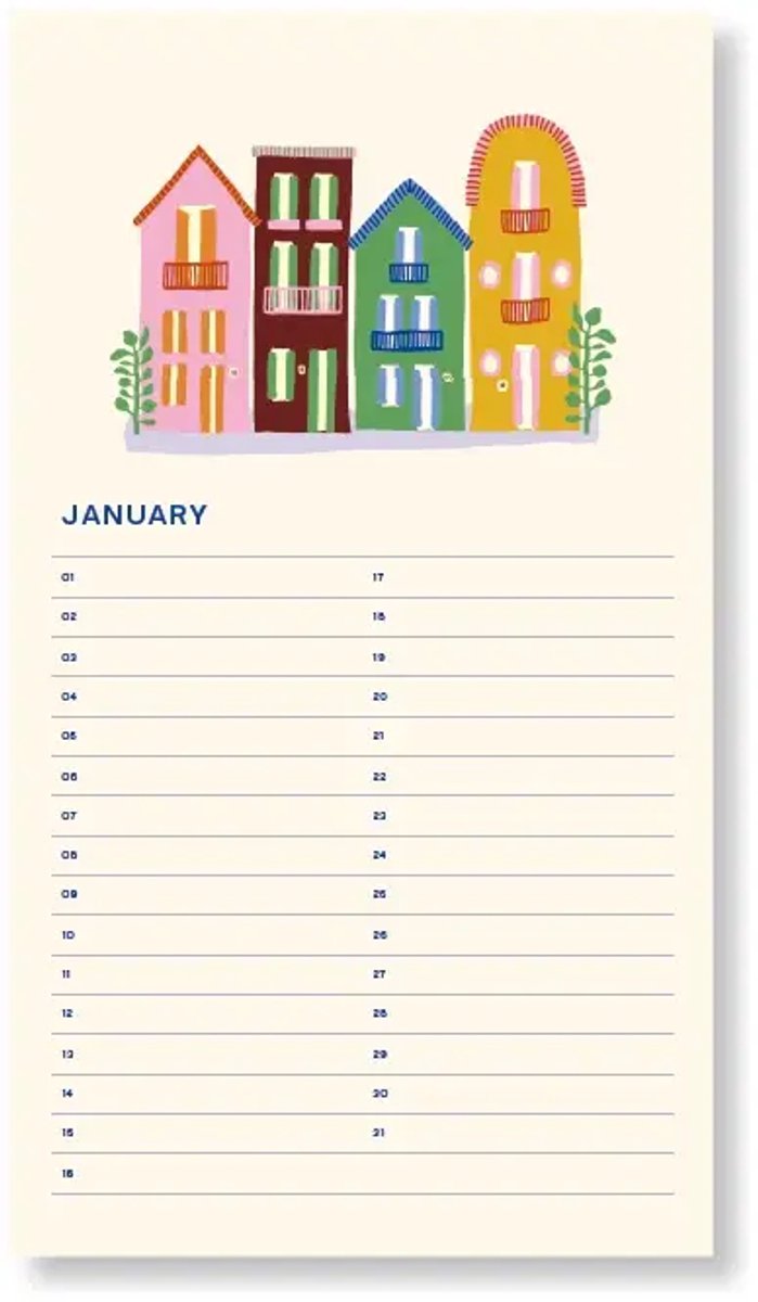 A-Journal - Birthday calendar