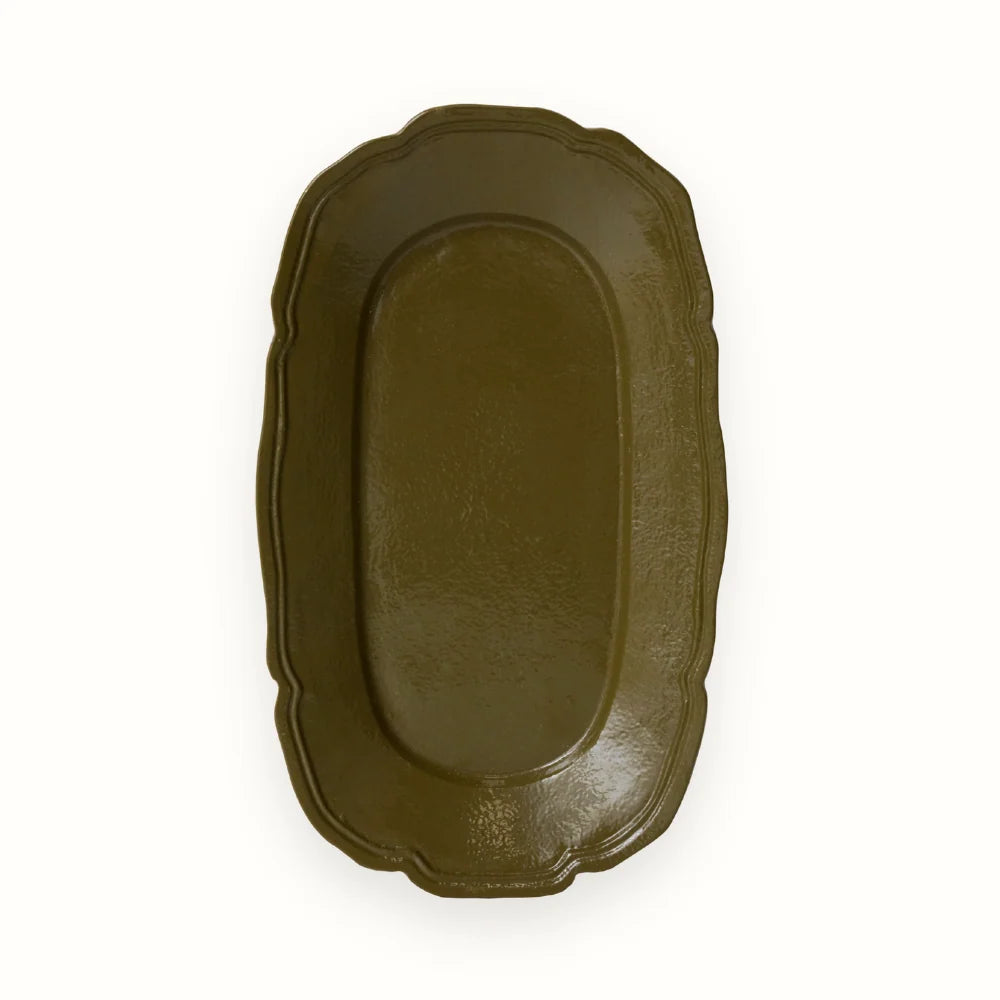 New classics: serving tray - Olive