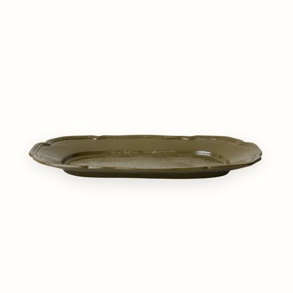 New classics: serving tray - Olive