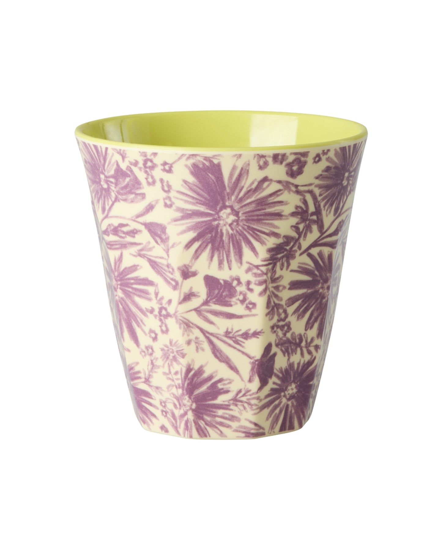 Middelgroot Beker - Flower Press Print - Rice