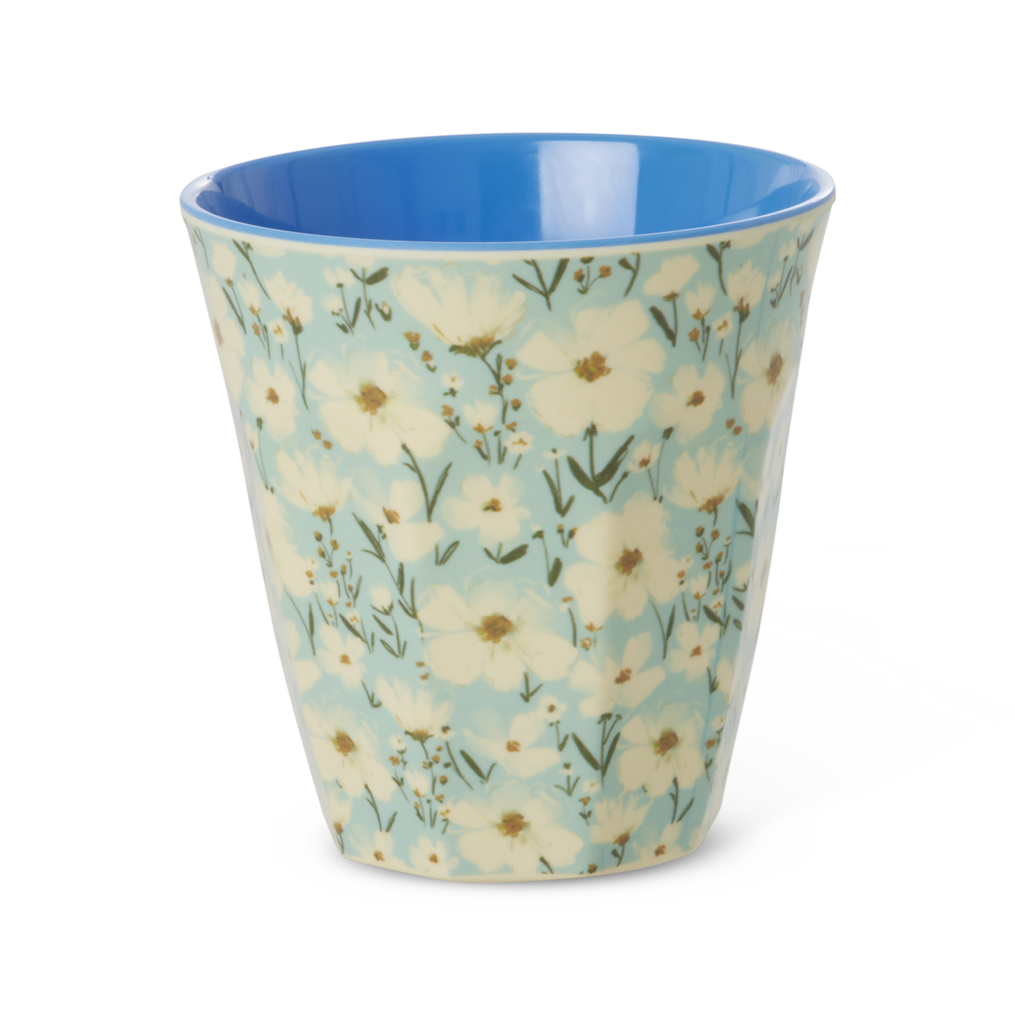 Middelgroot Beker - Summer Bloom Print - Rice