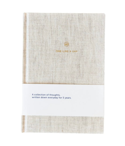 A-Journal - One line a day linnen
