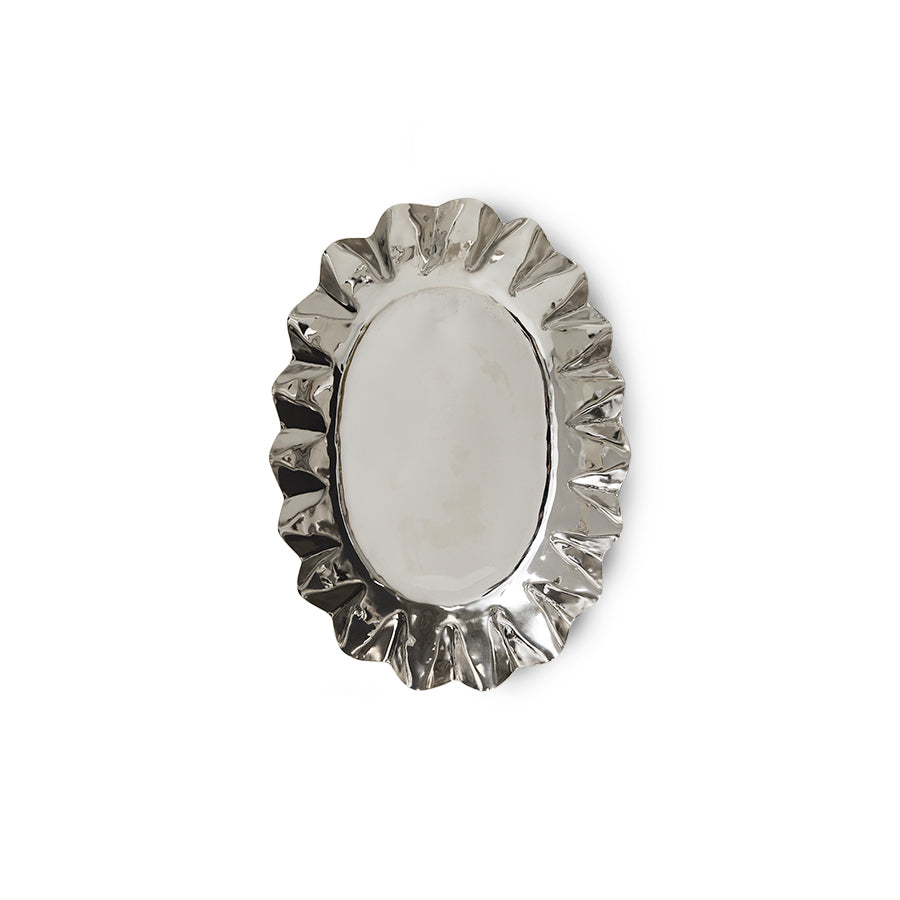 New classics: Chrome tray medium - HK Living