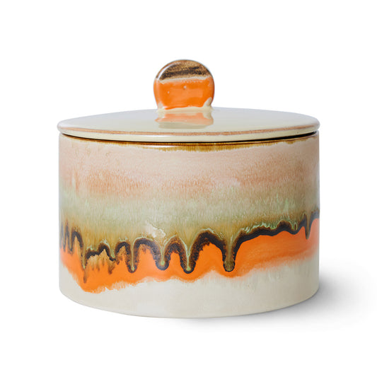 70s ceramics: cookie jar - burst
