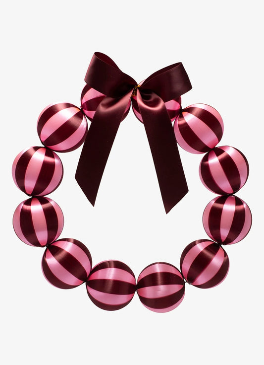 Vondels - krans Burgundy/Pink