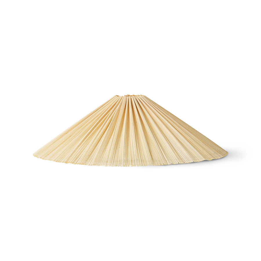 Plisse lamp shade - ivory