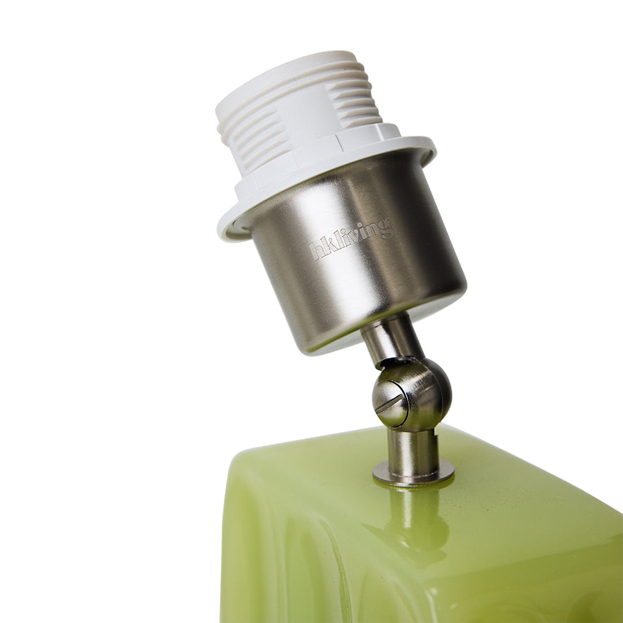 Column table lamp base - Lime
