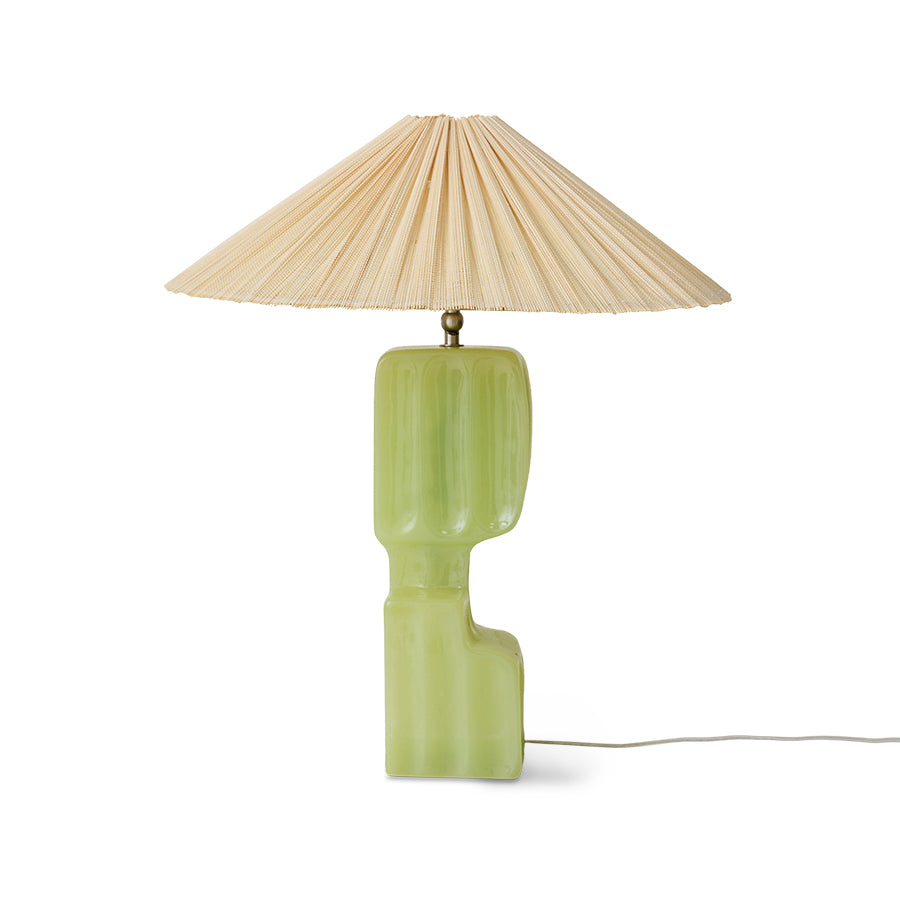 Column table lamp base - Lime