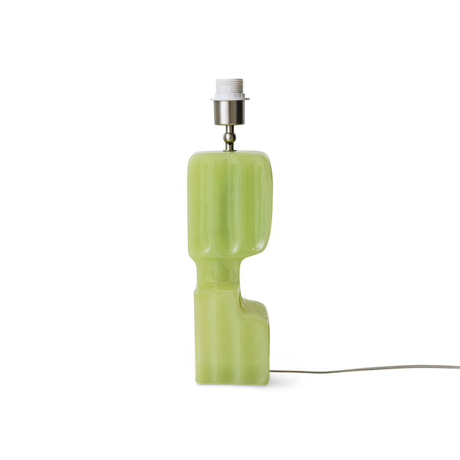 Column table lamp base - Lime