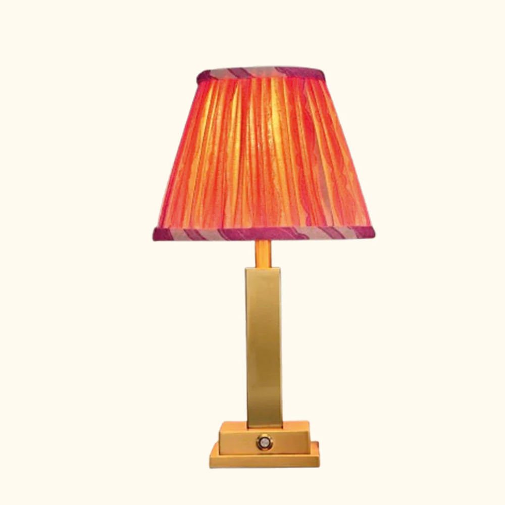 Club Carlotta oplaadbare lamp - pink scallop stripe